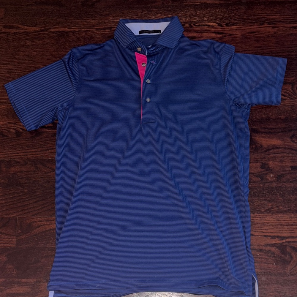 Greyson Navy and Pink Polo Shirt